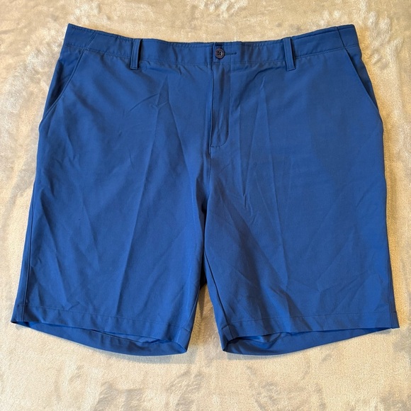 Reel Legends Blue Flat Front Shorts - Picture 1 of 10